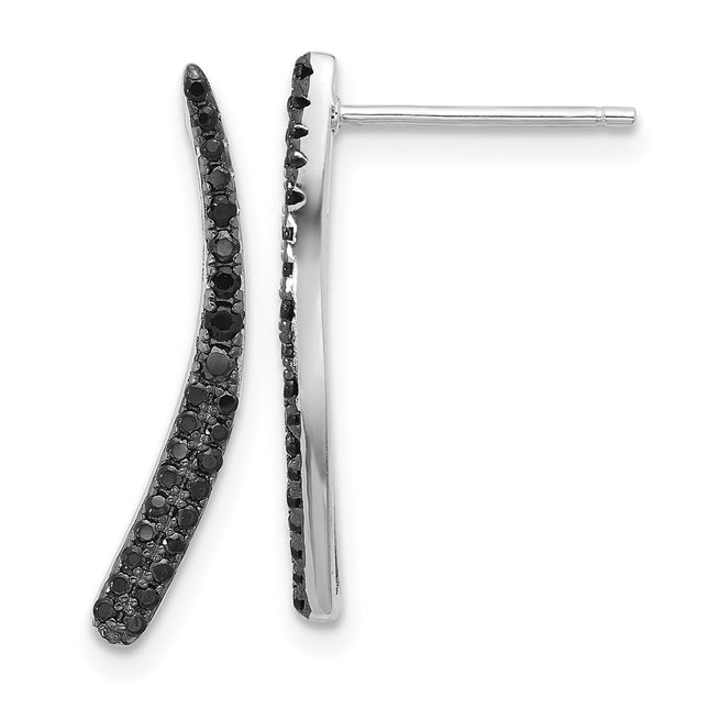 Sterling Silver Earrings Style QE17119 - Classique Jewelry Inc.