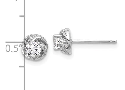 Sterling Silver Earrings Style QE17122 - Classique Jewelry Inc.