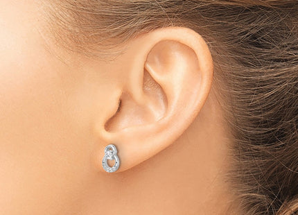 Sterling Silver Earrings Style QE17126 - Classique Jewelry Inc.