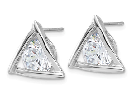 Sterling Silver Earrings Style QE17129 - Classique Jewelry Inc.