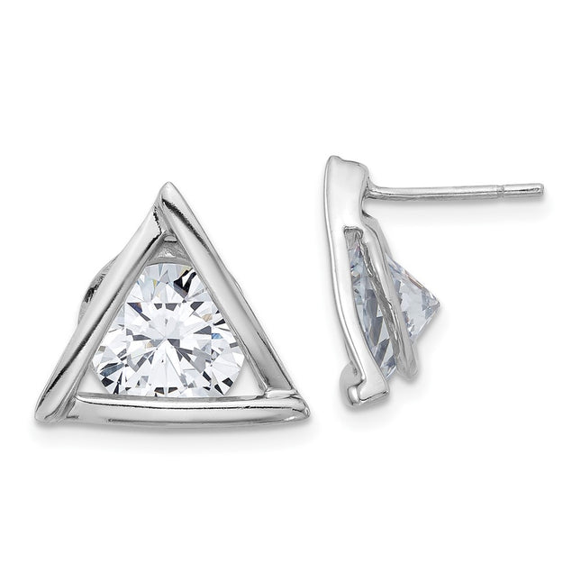 Sterling Silver Earrings Style QE17129 - Classique Jewelry Inc.