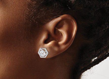 Sterling Silver Earrings Style QE17130 - Classique Jewelry Inc.