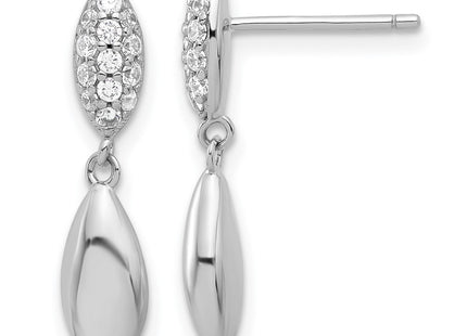 Sterling Silver Earrings Style QE17135 - Classique Jewelry Inc.