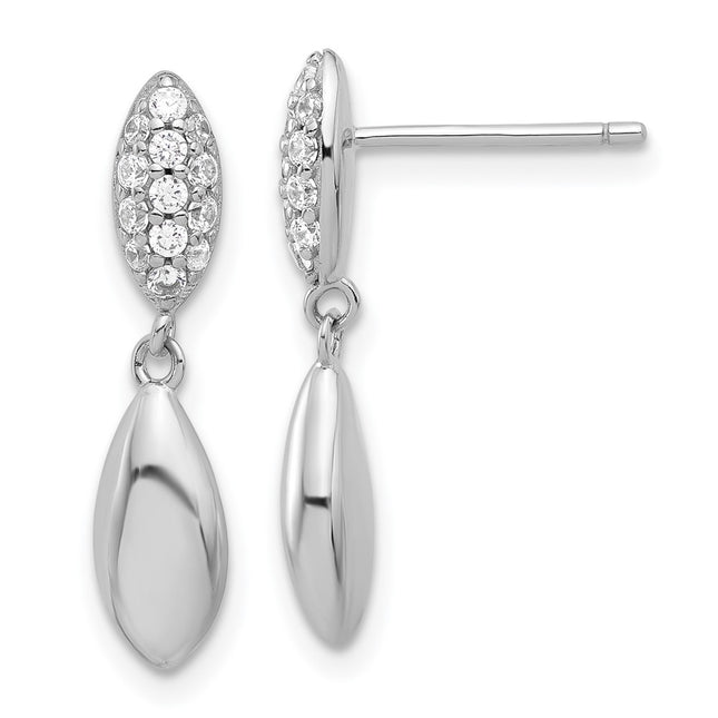 Sterling Silver Earrings Style QE17135 - Classique Jewelry Inc.