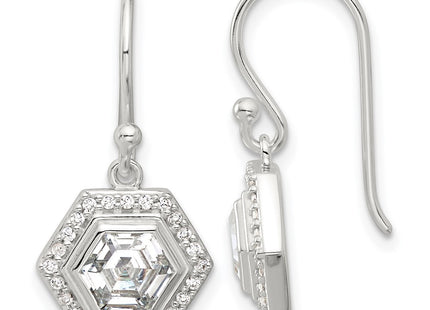 Sterling Silver Earrings Style QE17138 - Classique Jewelry Inc.