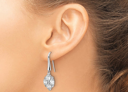 Sterling Silver Earrings Style QE17142 - Classique Jewelry Inc.