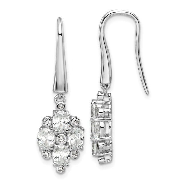 Sterling Silver Earrings Style QE17142 - Classique Jewelry Inc.