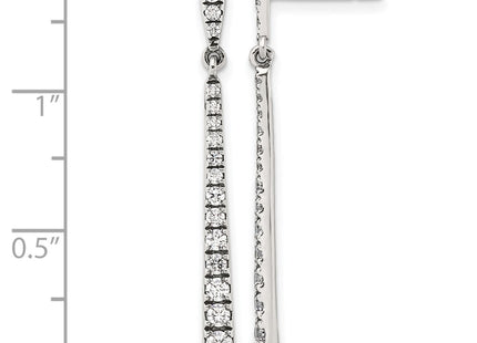 Sterling Silver Earrings Style QE17153 - Classique Jewelry Inc.