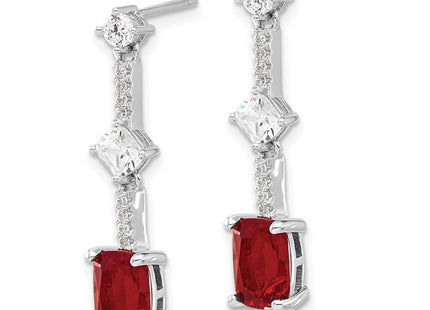 Sterling Silver Earrings Style QE17154 - Classique Jewelry Inc.
