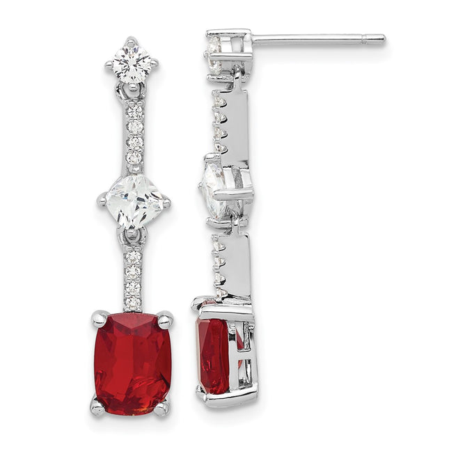 Sterling Silver Earrings Style QE17154 - Classique Jewelry Inc.