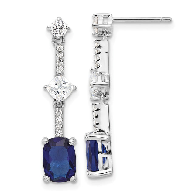Sterling Silver Earrings Style QE17155 - Classique Jewelry Inc.