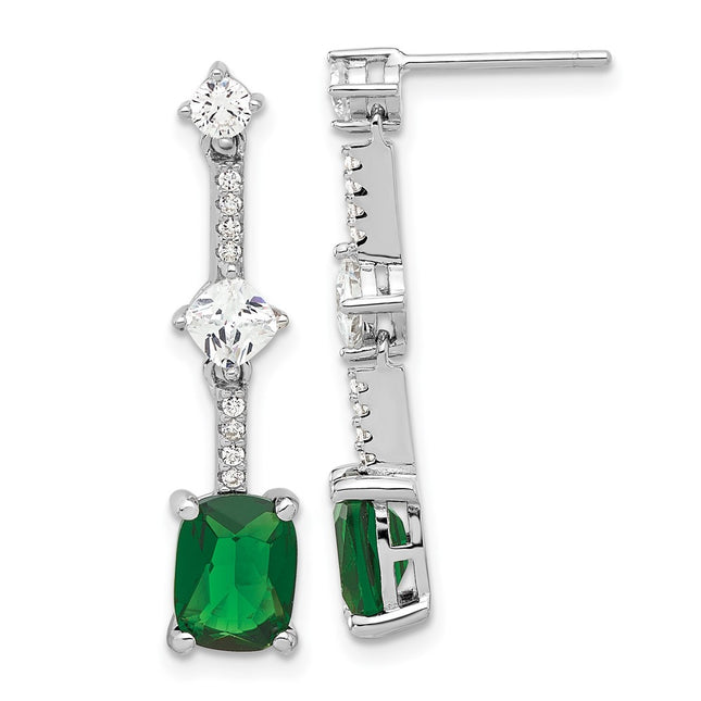 Sterling Silver Earrings Style QE17156 - Classique Jewelry Inc.