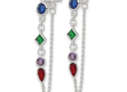 Sterling Silver Earrings Style QE17157 - Classique Jewelry Inc.