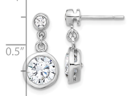 Sterling Silver Earrings Style QE17161 - Classique Jewelry Inc.