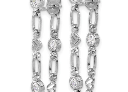 Sterling Silver Earrings Style QE17162 - Classique Jewelry Inc.