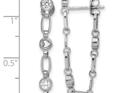 Sterling Silver Earrings Style QE17162 - Classique Jewelry Inc.