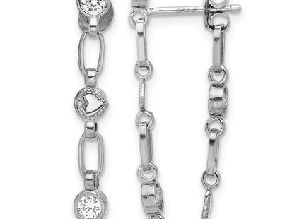 Sterling Silver Earrings Style QE17162 - Classique Jewelry Inc.