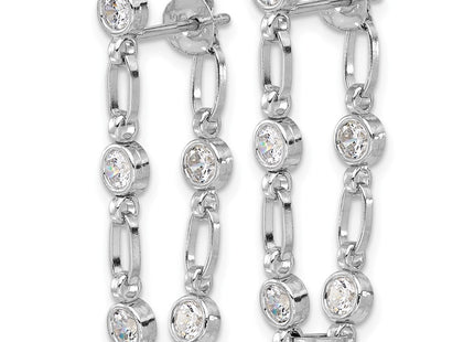 Sterling Silver Earrings Style QE17163 - Classique Jewelry Inc.