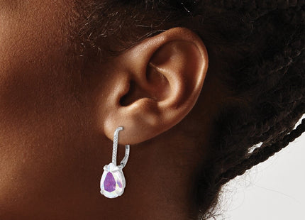 Sterling Silver Earrings Style QE17165 - Classique Jewelry Inc.