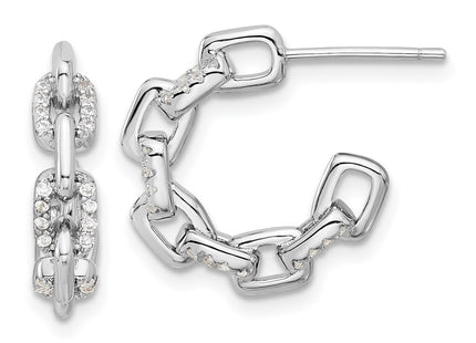 Sterling Silver Earrings Style QE17166 - Classique Jewelry Inc.