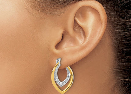 Sterling Silver Earrings Style QE17167 - Classique Jewelry Inc.