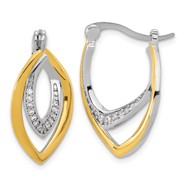 Sterling Silver Earrings Style QE17167 - Classique Jewelry Inc.