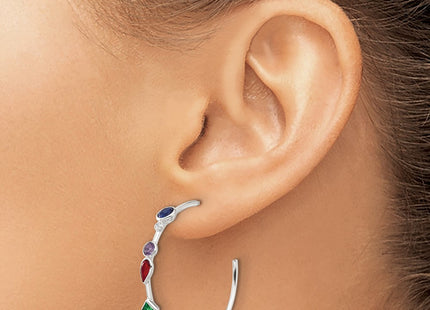 Sterling Silver Earrings Style QE17170 - Classique Jewelry Inc.