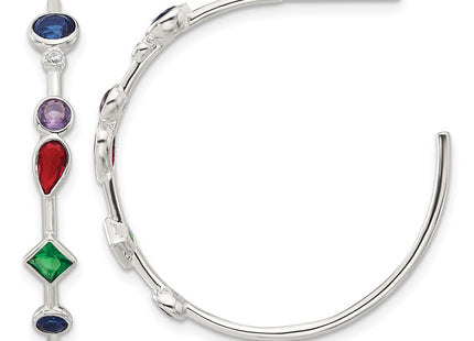 Sterling Silver Earrings Style QE17170 - Classique Jewelry Inc.