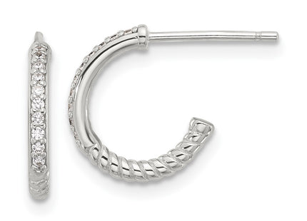 Sterling Silver Earrings Style QE17172 - Classique Jewelry Inc.