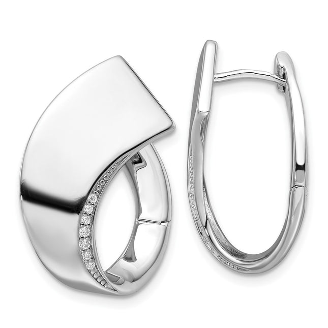 Sterling Silver Earrings Style QE17173 - Classique Jewelry Inc.