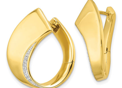 Sterling Silver Earrings Style QE17173GP - Classique Jewelry Inc.