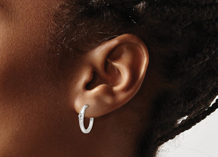 Sterling Silver Earrings Style QE17182 - Classique Jewelry Inc.