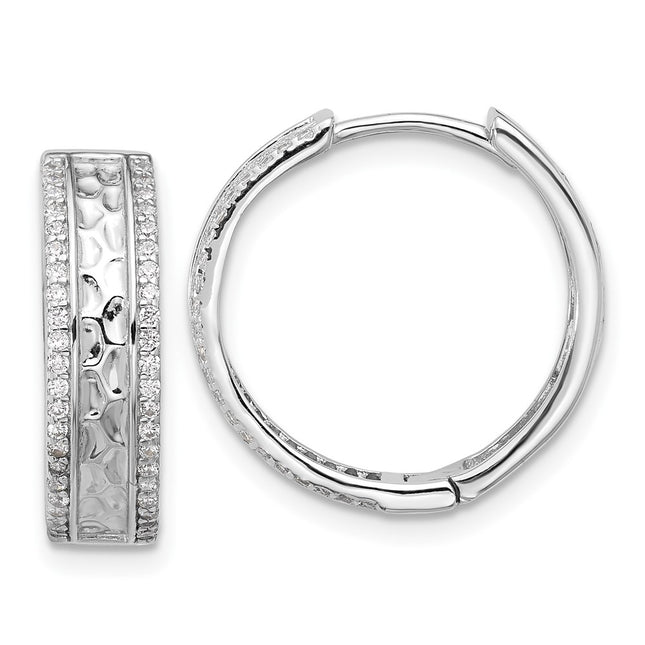 Sterling Silver Earrings Style QE17193 - Classique Jewelry Inc.