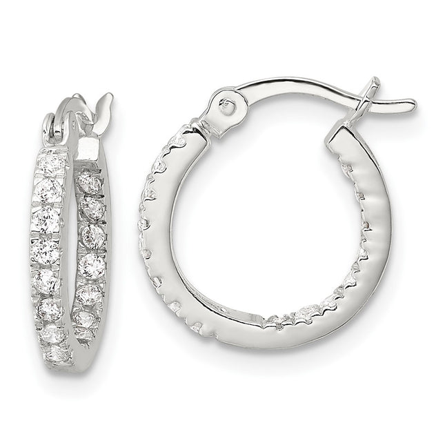 Sterling Silver Earrings Style QE17194 - Classique Jewelry Inc.