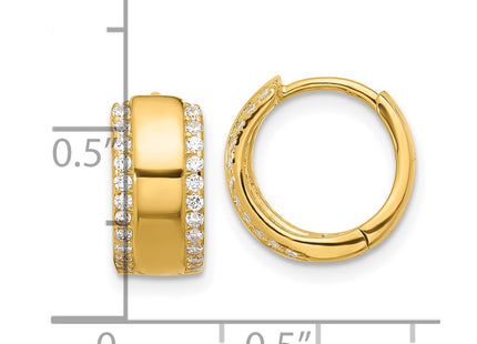 Sterling Silver Earrings Style QE17200GP - Classique Jewelry Inc.