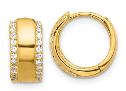 Sterling Silver Earrings Style QE17200GP - Classique Jewelry Inc.