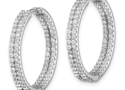 Sterling Silver Earrings Style QE17201 - Classique Jewelry Inc.