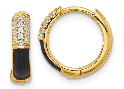 Sterling Silver Earrings Style QE17202GP - Classique Jewelry Inc.