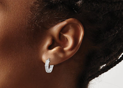 Sterling Silver Earrings Style QE17203 - Classique Jewelry Inc.