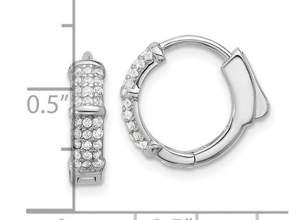 Sterling Silver Earrings Style QE17203 - Classique Jewelry Inc.