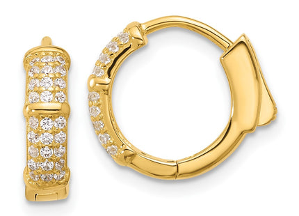 Sterling Silver Earrings Style QE17203GP - Classique Jewelry Inc.