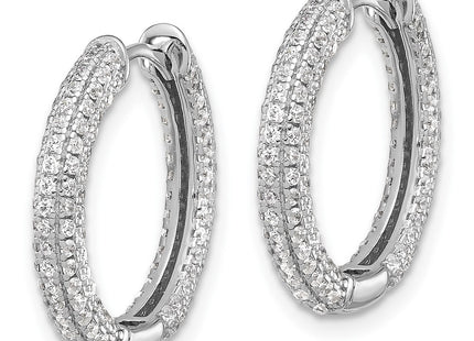 Sterling Silver Earrings Style QE17204 - Classique Jewelry Inc.