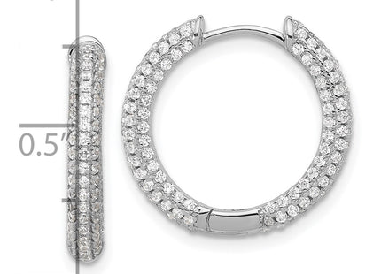 Sterling Silver Earrings Style QE17204 - Classique Jewelry Inc.