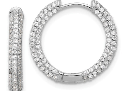 Sterling Silver Earrings Style QE17204 - Classique Jewelry Inc.