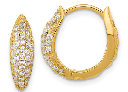 Sterling Silver Earrings Style QE17205GP - Classique Jewelry Inc.