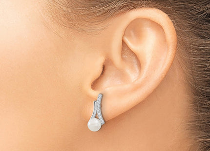 Sterling Silver Earrings Style QE17220 - Classique Jewelry Inc.