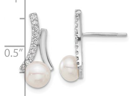 Sterling Silver Earrings Style QE17220 - Classique Jewelry Inc.