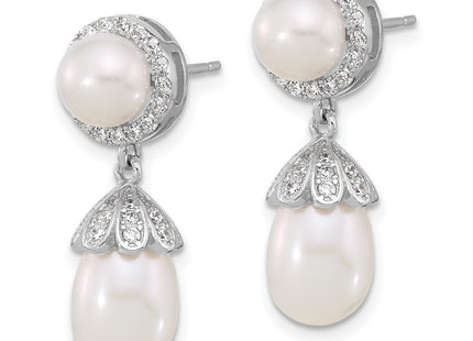 Sterling Silver Earrings Style QE17221 - Classique Jewelry Inc.