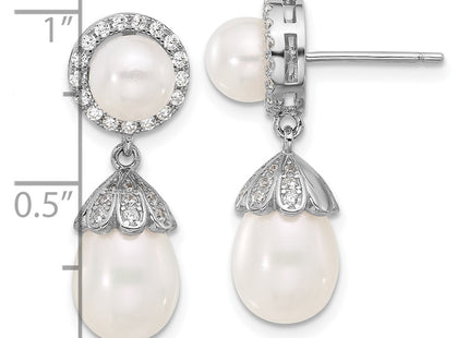 Sterling Silver Earrings Style QE17221 - Classique Jewelry Inc.