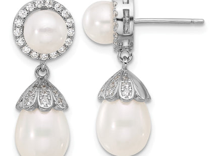 Sterling Silver Earrings Style QE17221 - Classique Jewelry Inc.